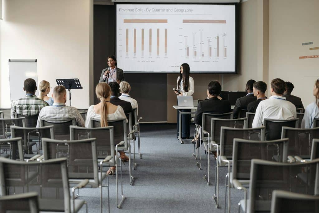 Un s&eacute;minaire d'entreprise